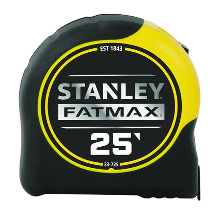 STANLEY 33-725 25 ft FatMax tape measure - front view