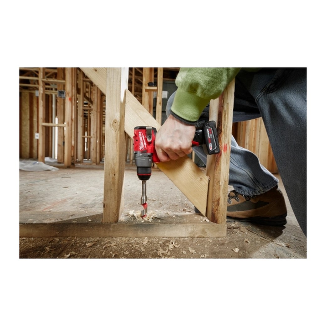 Milwaukee M12 FUEL 1/2" Hammer Drill/Driver - in use drilling