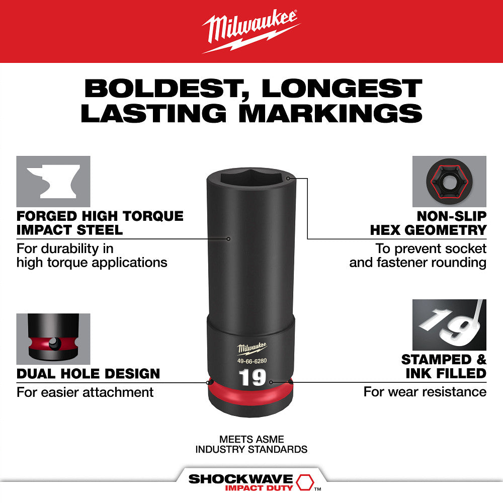 MILWAUKEE 48-22-9490 242pc MM SAE Socket Set w/Foam