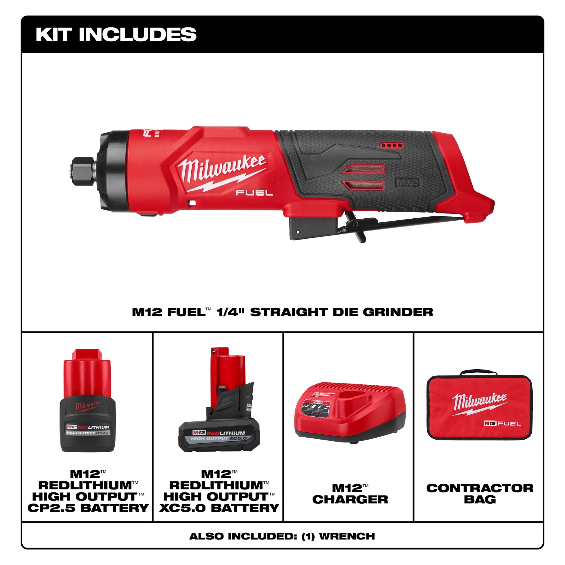 M12 FUEL Die Grinder Kit