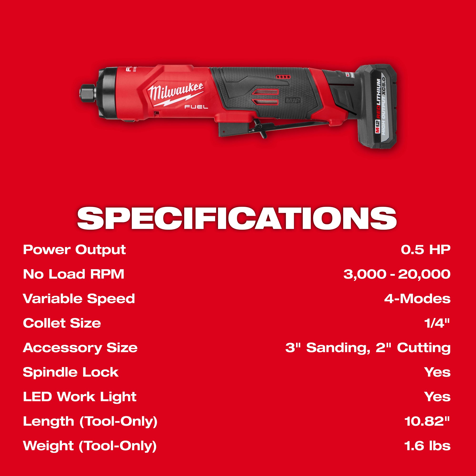 M12 FUEL Die Grinder Kit
