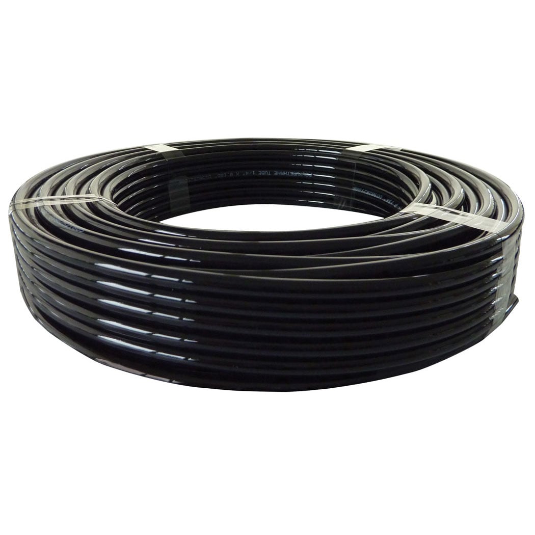 TOPRING 35.124.01 - Black Polyurethane Tube 1/4 O.D. 100 Feet