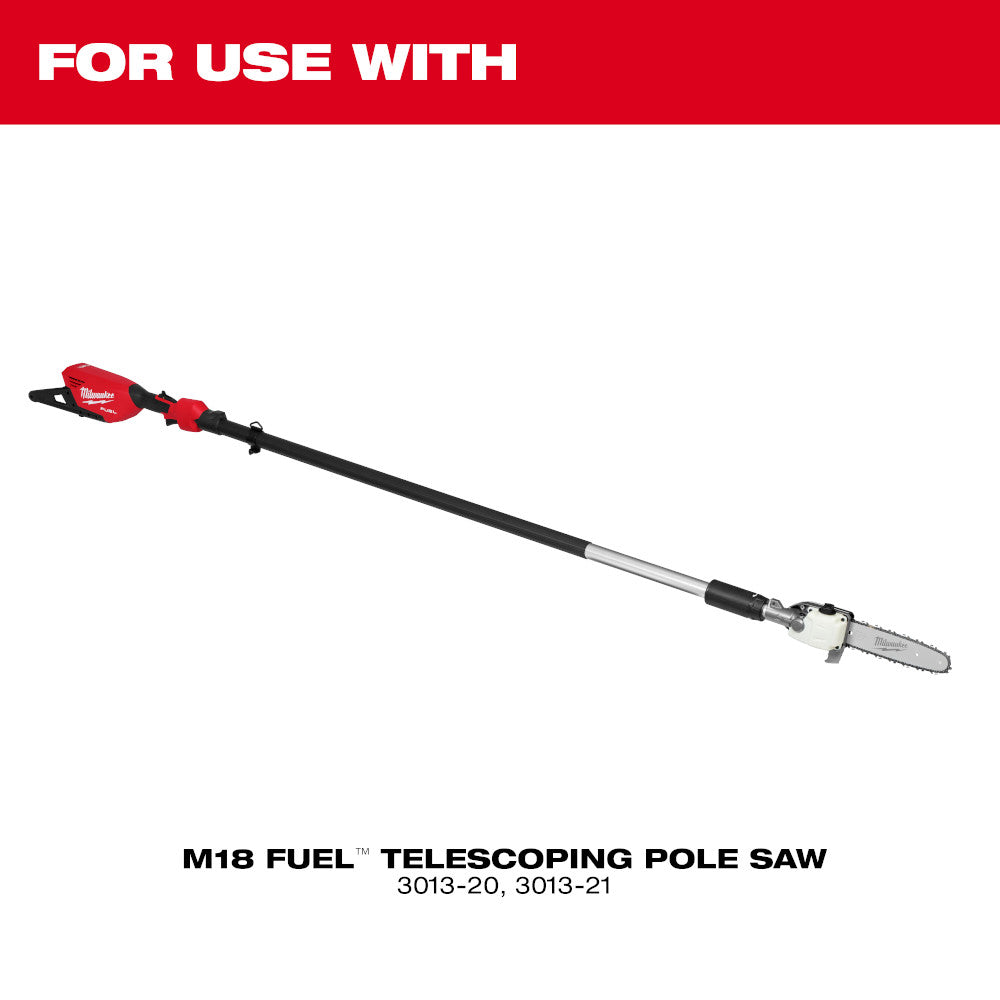 Guide-chaîne télescopique Milwaukee 49-16-2760 de 25,4 cm (10 po) pour scie à perche