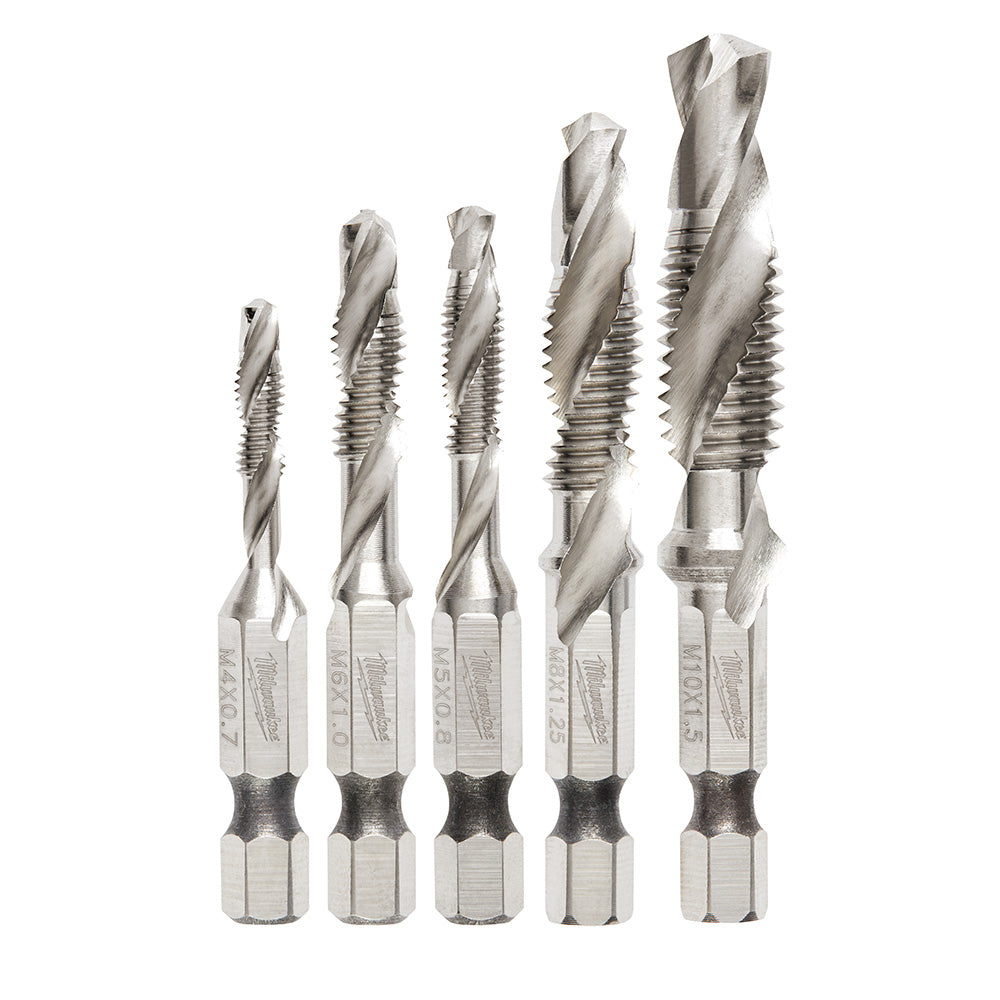 Milwaukee 48-89-4875 - SHOCKWAVE™ 5 Pc. Metric Impact Drill Tap Set