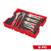 MILWAUKEE 48-22-0160 9pc Pliers & Wrench Set w/Foam