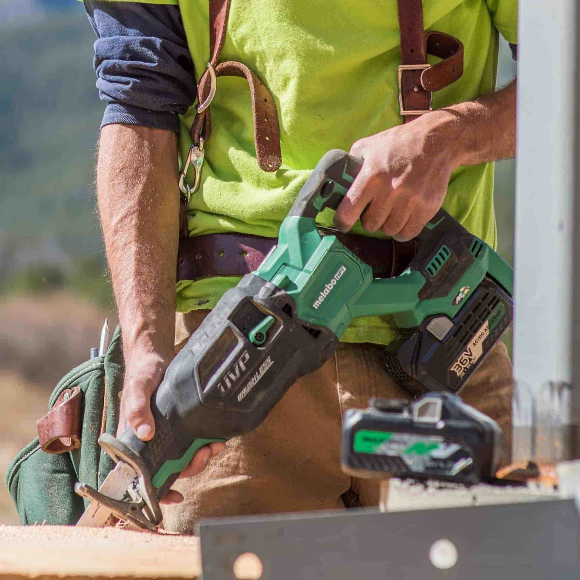 36V MultiVolt Cordless Reciprocating Saw (Tool Body Only) | Metabo HPT CR36DAQ4 METABO