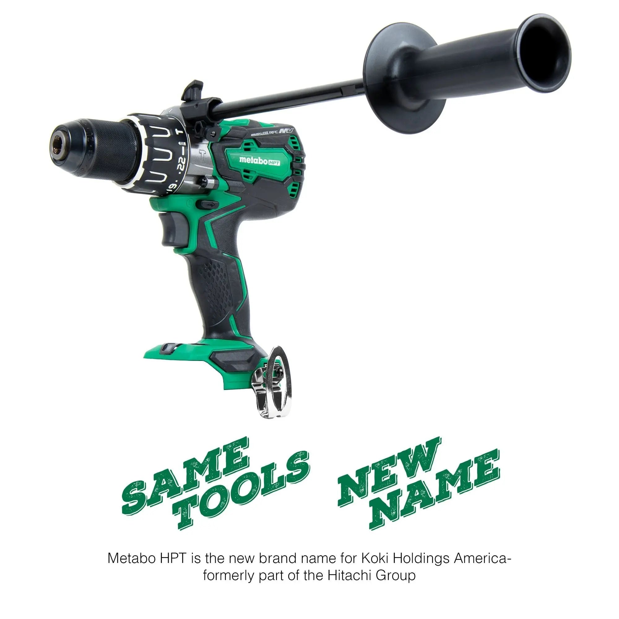 36V MultiVolt™ Brushless 1/2 Inch Hammer Drill (Tool Body Only) | Metabo HPT DV36DAQ4 METABO