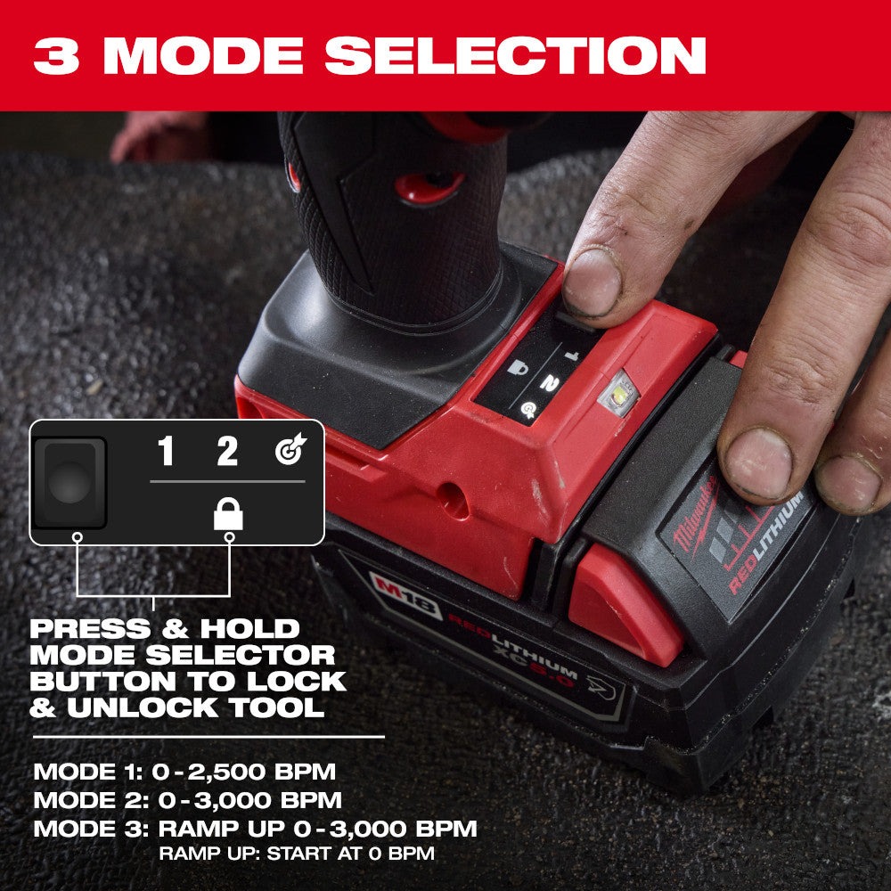 Milwaukee 3771-21 M18 FUEL™ STRIKER™ Hammer Chisel Kit
