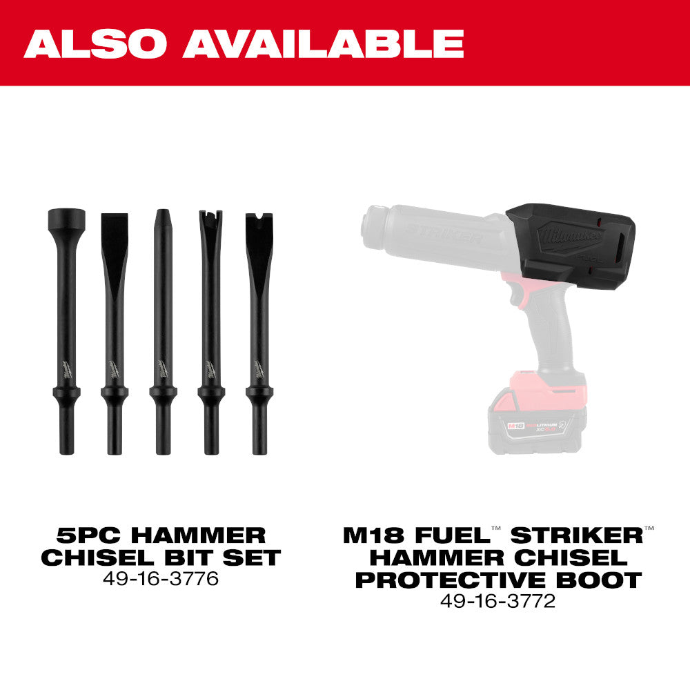 Milwaukee 3771-21 M18 FUEL™ STRIKER™ Hammer Chisel Kit