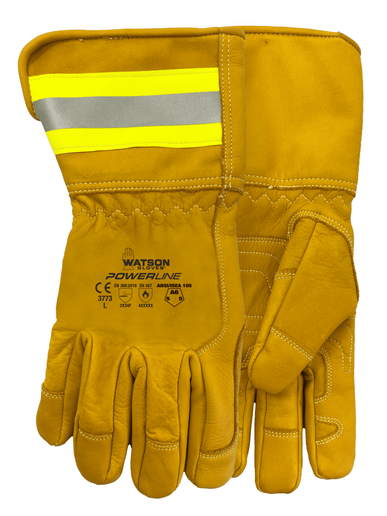 Gants Watson Powerline, en cuir de vachette résistant à l'eau Dryhide