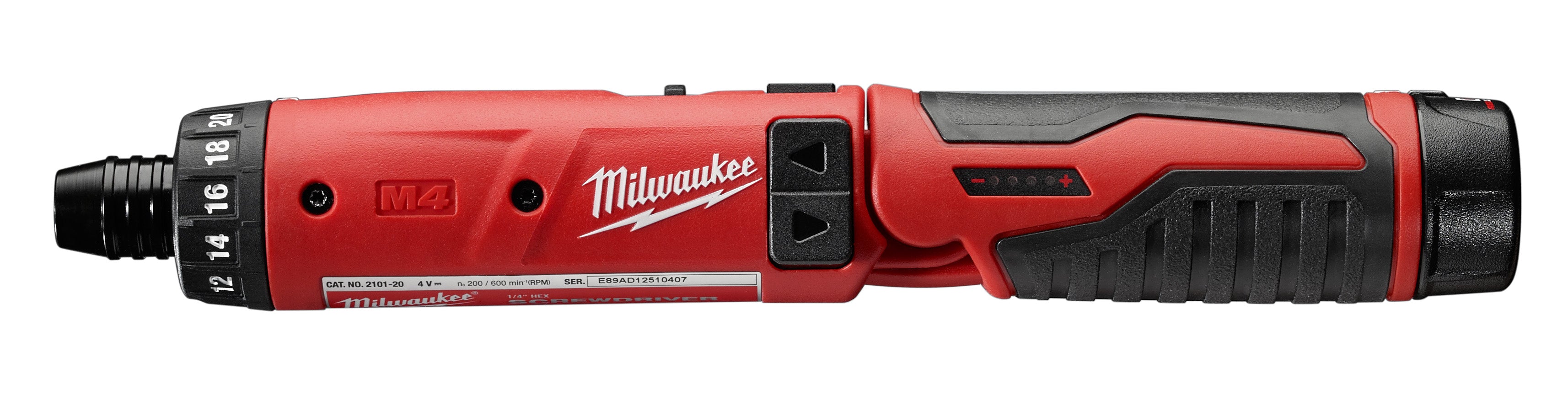 Milwaukee 2101-22 - M4 1/4 Zoll Sechskantschraubendreher-Set