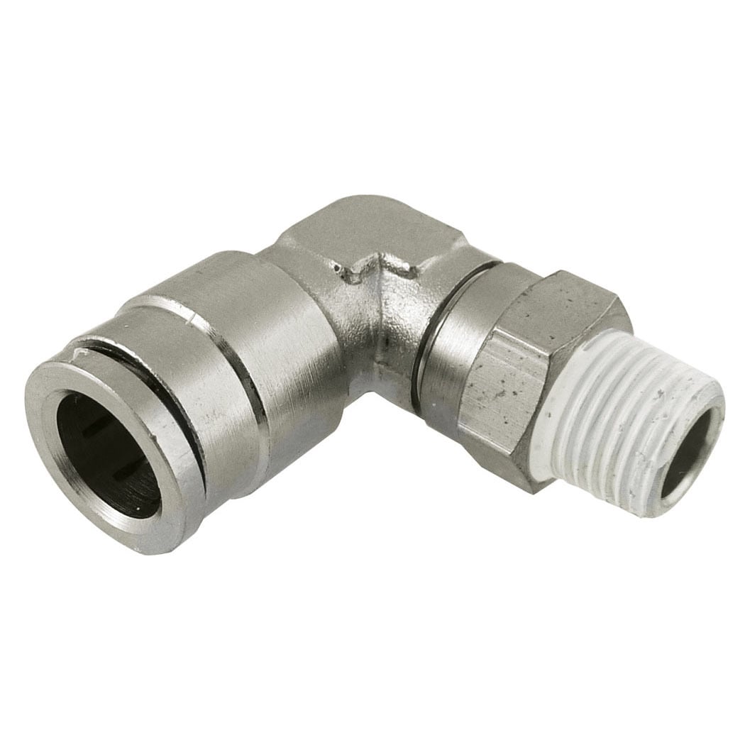 TOPRING 39.033 - 6 mm Push-to-Connect to 1/8 (M) BSPT Elbow Adapter TOPFIT (Multiple of 5)