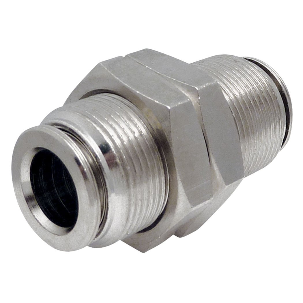 TOPRING 39.584 - 1/4 in. Push-to-Connect Bulkhead Union TOPFIT (Multiple of 5)