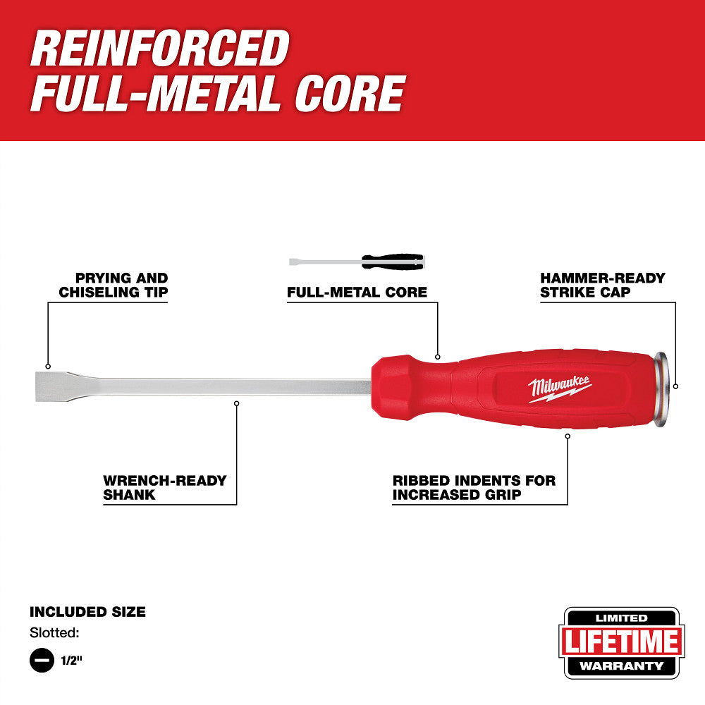 MILWAUKEE 48-22-0158 17pc Screwdriver & Pry Bar Set