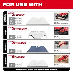 MILWAUKEE 48-22-1516 - Compact Side Slide Utility Knife