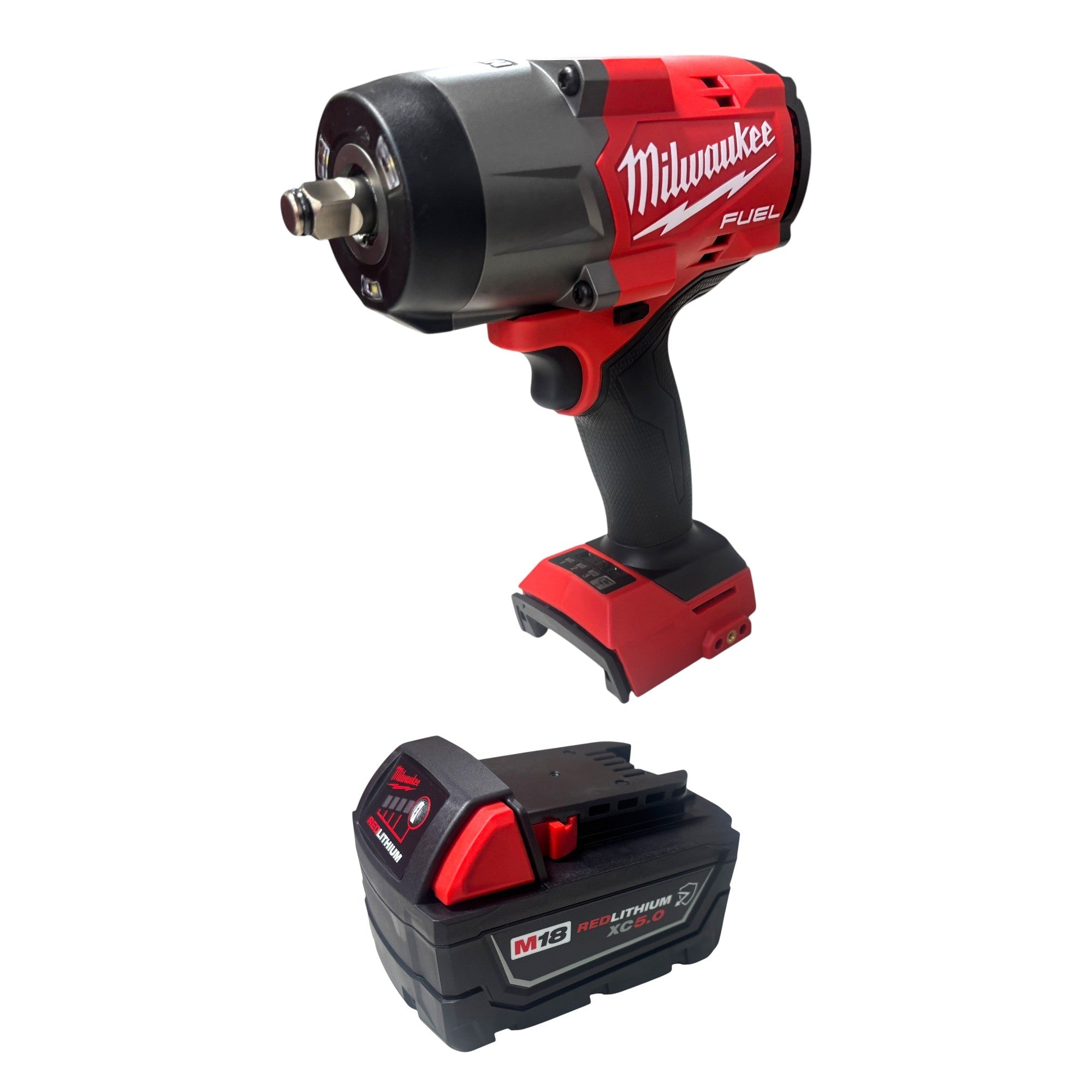 Milwaukee 2967-21B M18 FUEL 1/2" High Torque Impact Wrench w/ Friction Ring Kit