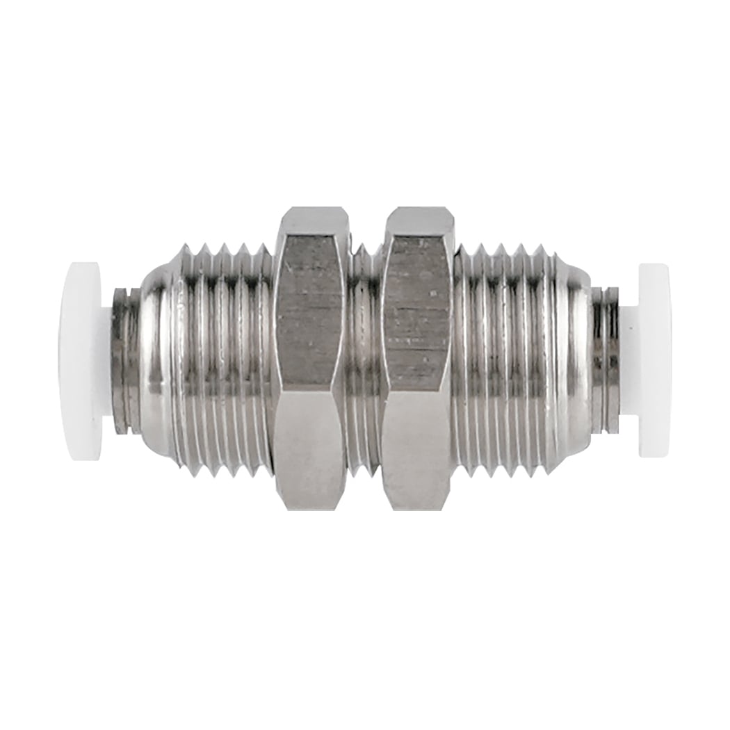 TOPRING 40.655 - 1/4 in. Push-to-Connect Bulkhead Union TOPFIT (Multiple of 5)