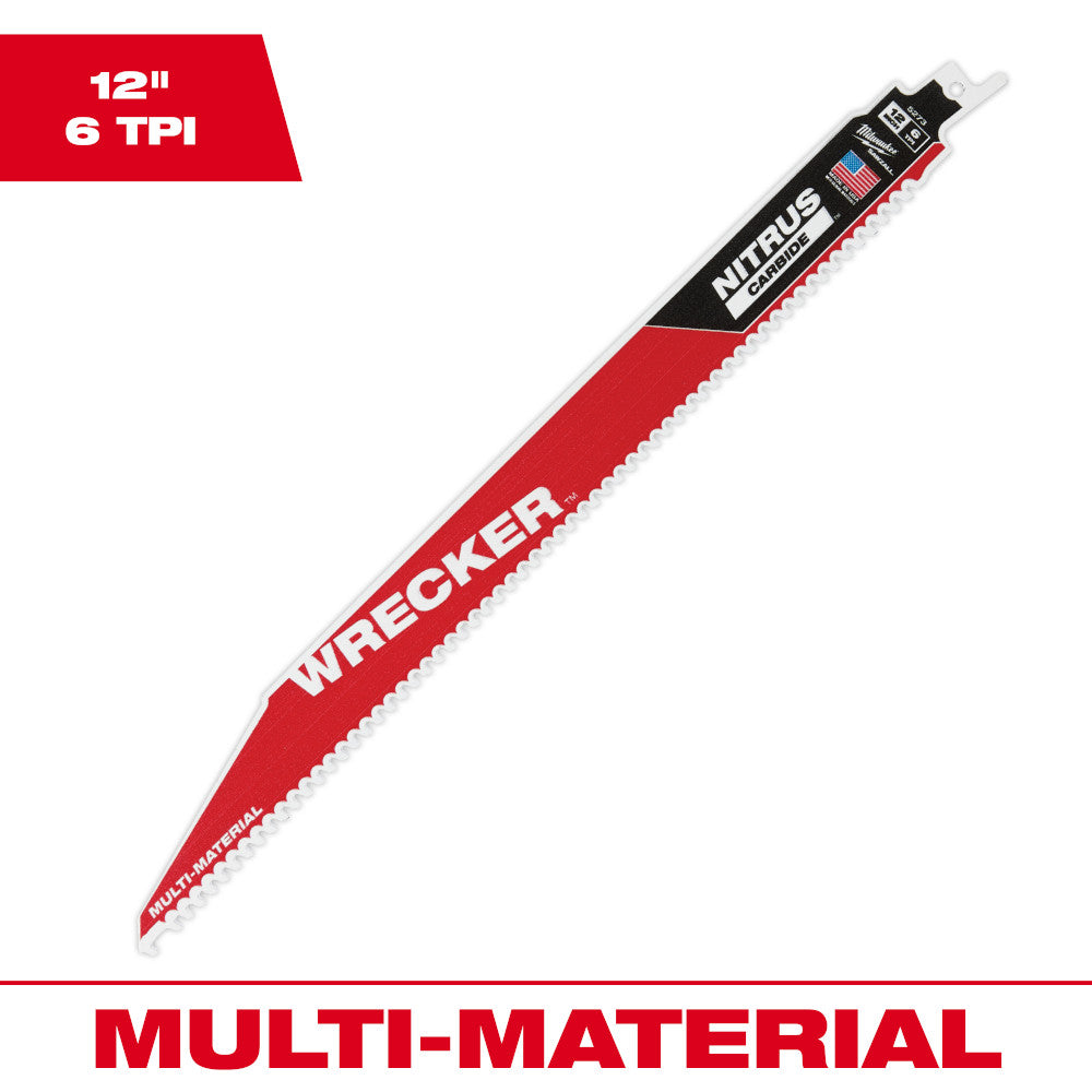 Milwaukee 48-00-5273 - 12" The WRECKER™ avec NITRUS CARBIDE™ 1PK