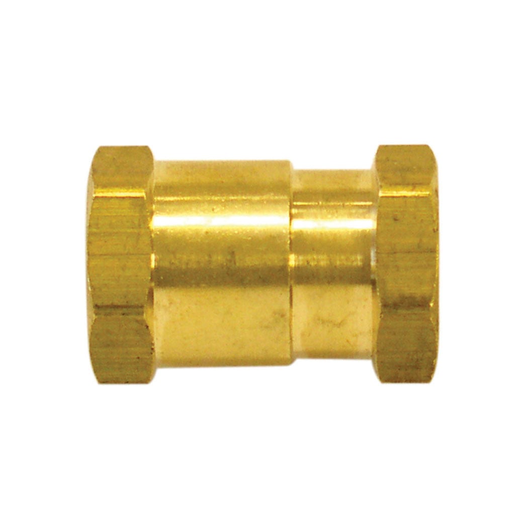 TOPRING 41.202 - Brass Hexagonal Reducer 3/8 (F) to 1/4 (F) NPT (Multiple of 10)