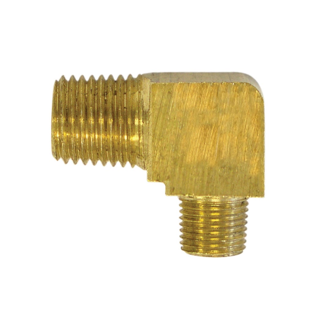 TOPRING 41.315 - Brass 90° Elbow Union 1/4 (M) to 1/4 (M) NPT (Multiple of 10)