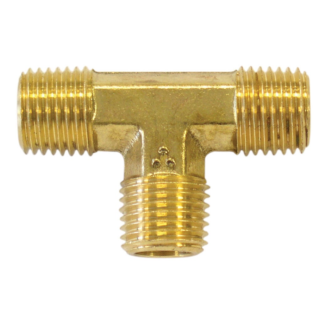 TOPRING 41.355 - Brass Tee Union 1/4 (M) NPT (Multiple of 5)