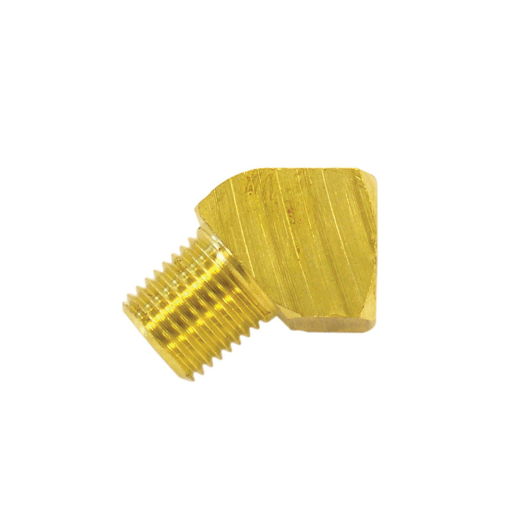 TOPRING 41.506 - Brass 45° Elbow Adapter 1/4 (M) to 1/4 (F) NPT (Multiple of 10)