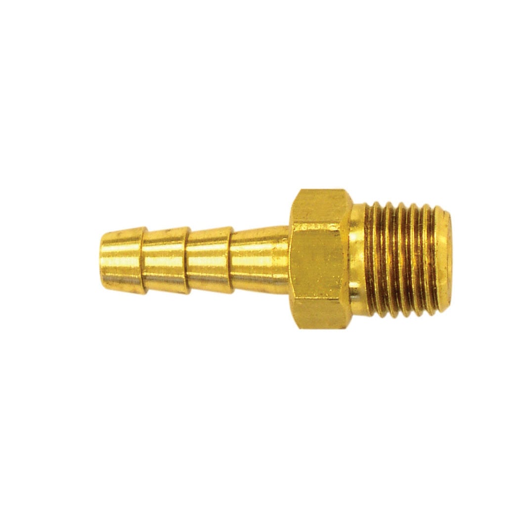 TOPRING 41.552 - Brass Swivel Hose Barb Adapter 1/4 to 1/4 (M) NPT (Multiple of 5)