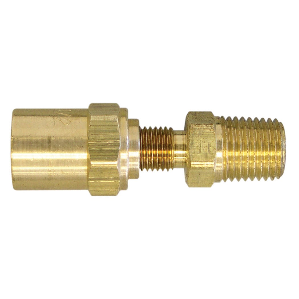 TOPRING 41.820 - Brass Reusable Adapter 11/16 I.D. 3/8 O.D. to 3/8 (M) NPT (Multiple of 2)