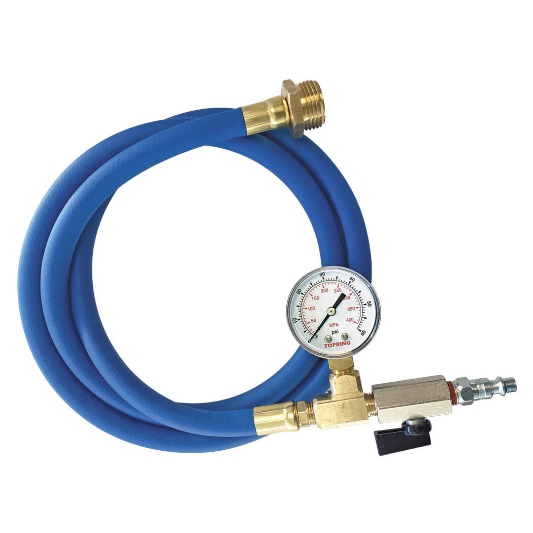 TOPRING 41.928.01 - Water Blowout Adapter (M) With Pressure Gauge