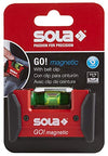 SOLA LSGOM - GO! Magnetic 3-Inch Pocket Level with Belt Clip