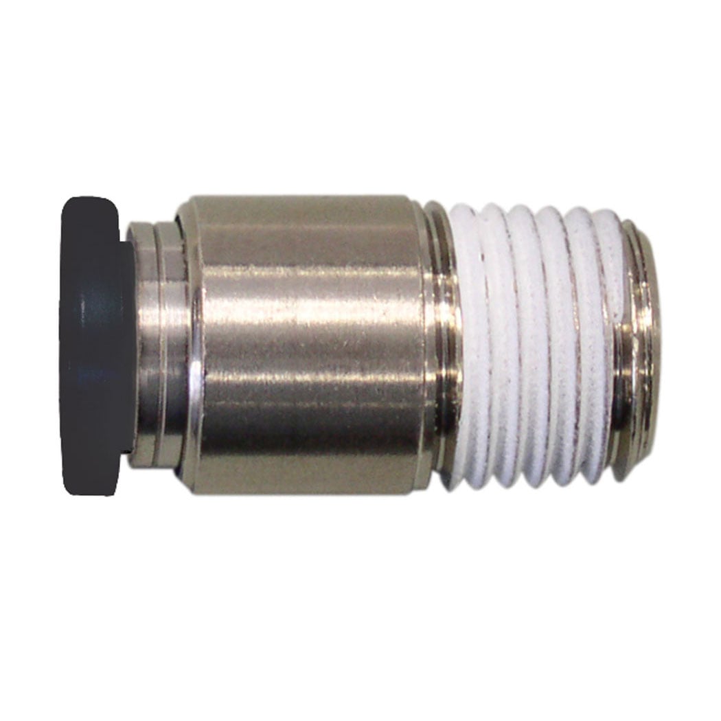 TOPRING 42.042 - 6 mm Push-to-Connect to 1/8 (M) BSPT Hexagonal Adapter TOPFIT (Multiple of 10)