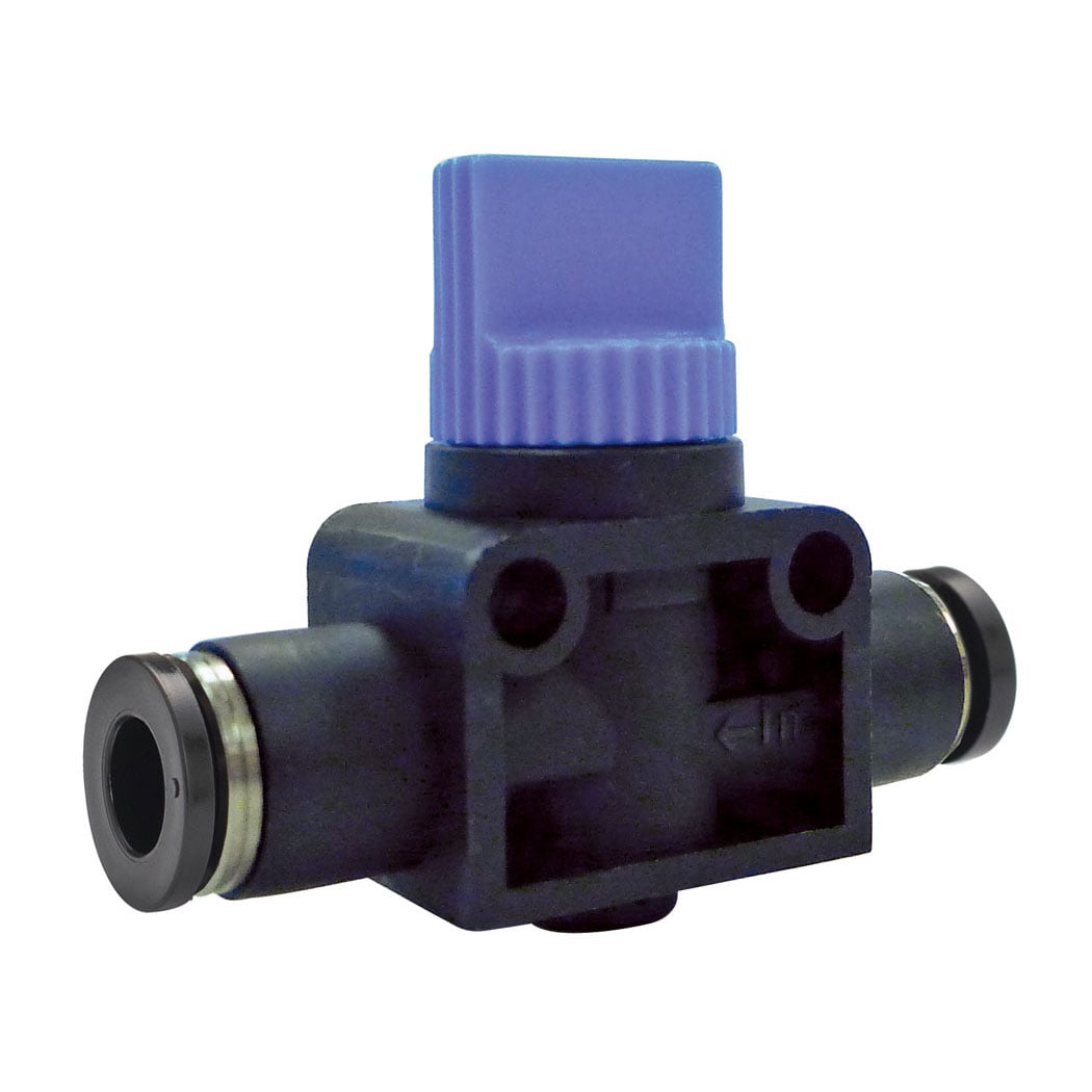 TOPRING 42.074 - 10 mm Push-to-Connect 2-Way Miniature Valve TOPFIT (Multiple of 2)