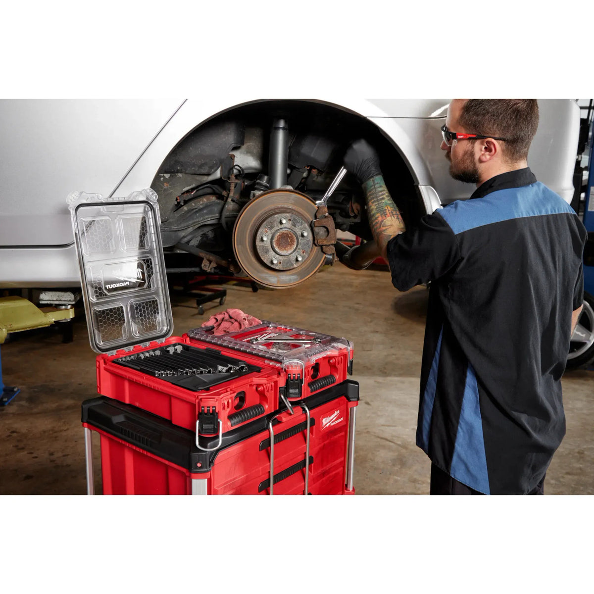 Milwaukee 48-22-9483 - Milwaukee 48-22-9483 15-Piece Metric Combination Wrench Set with Packout Organizer (View 10)