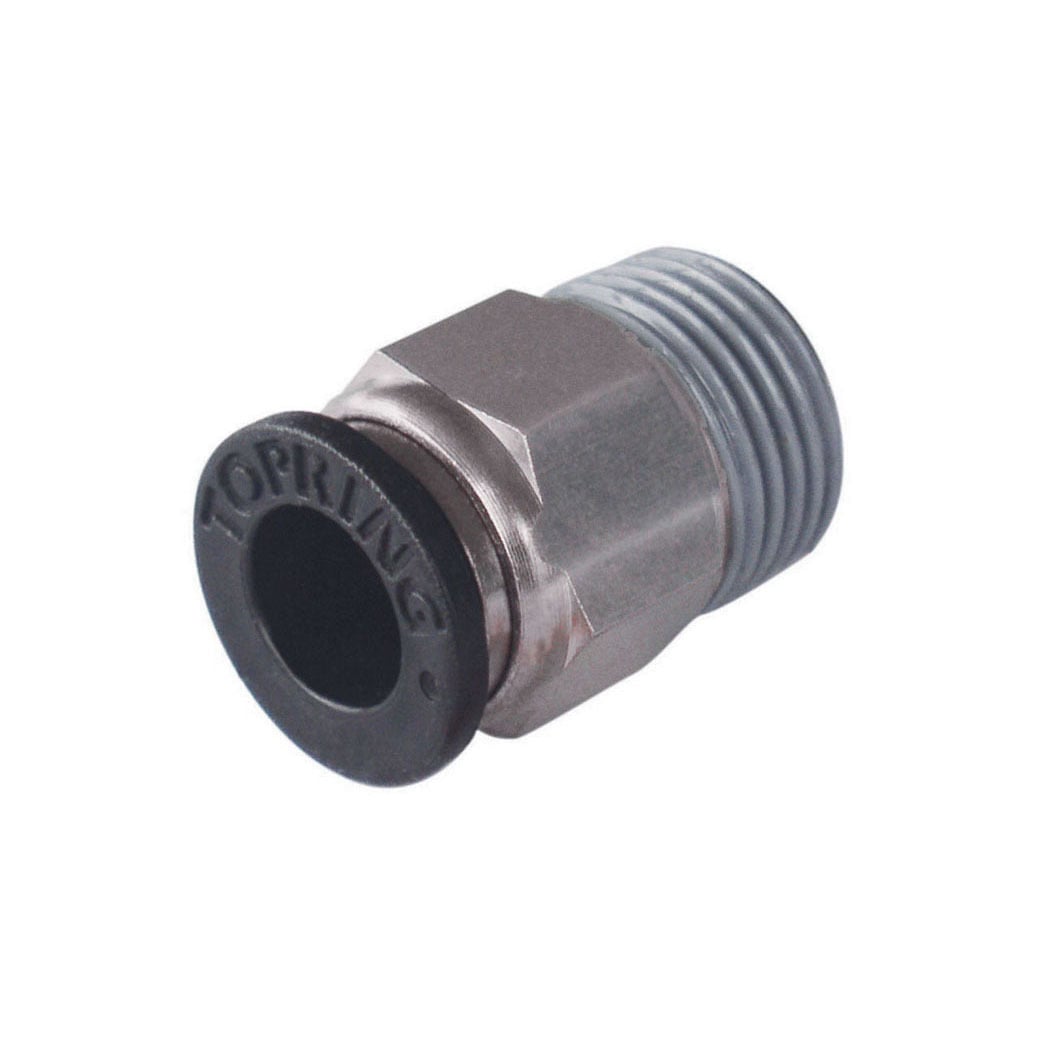 TOPRING 44.130 - 1/4 in. Push-to-Connect to 1/8 (M) NPT Adapter MAXFIT (Multiple of 10)