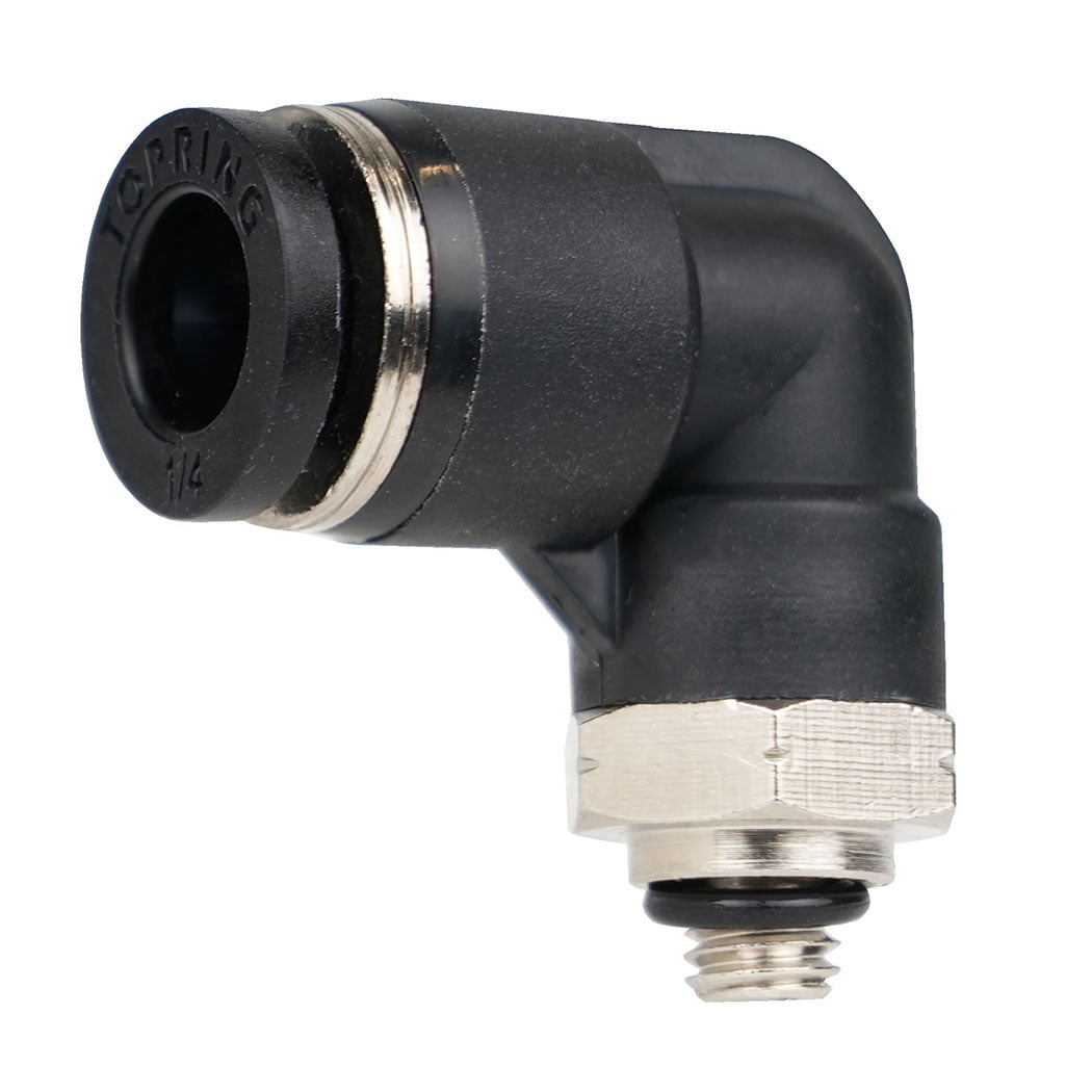 TOPRING 44.248 - 1/4 in. Push-to-Connect to 10-32 (M) UNF Elbow Adapter MAXFIT (Multiple of 10)