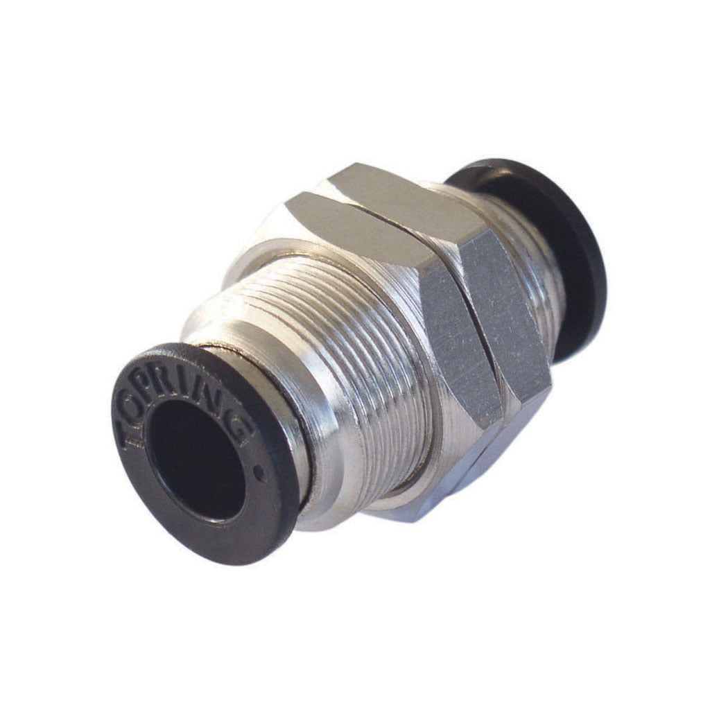 TOPRING 44.655 - 1/4 in. Push-to-Connect Bulkhead Union MAXFIT (Multiple of 10)
