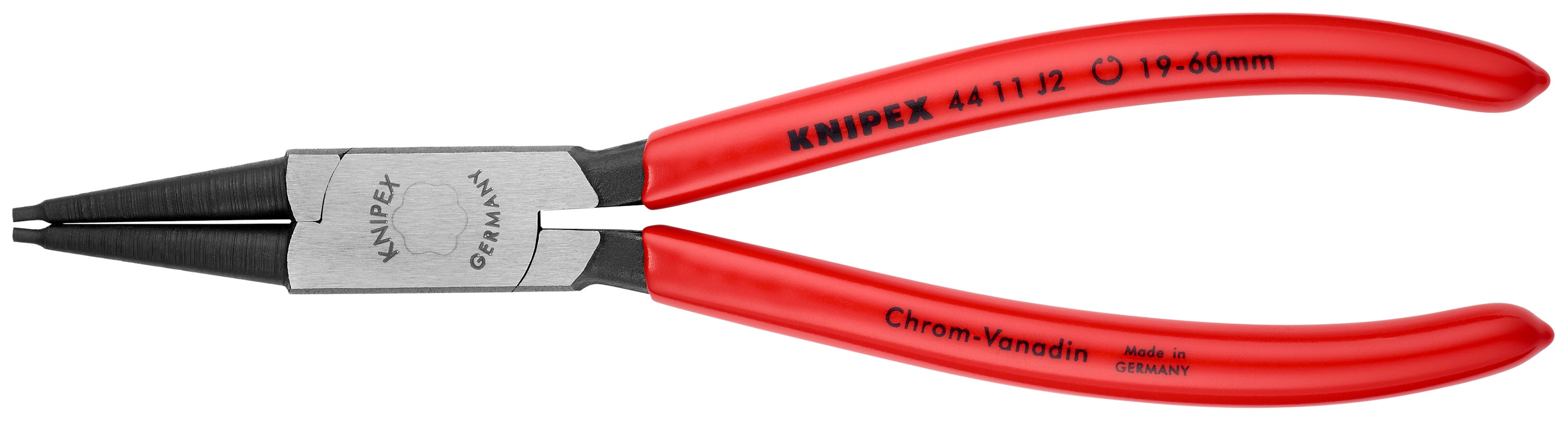 Knipex 4411J2SBA - Pince pour circlips internes 7 1/4" - Embouts forgés