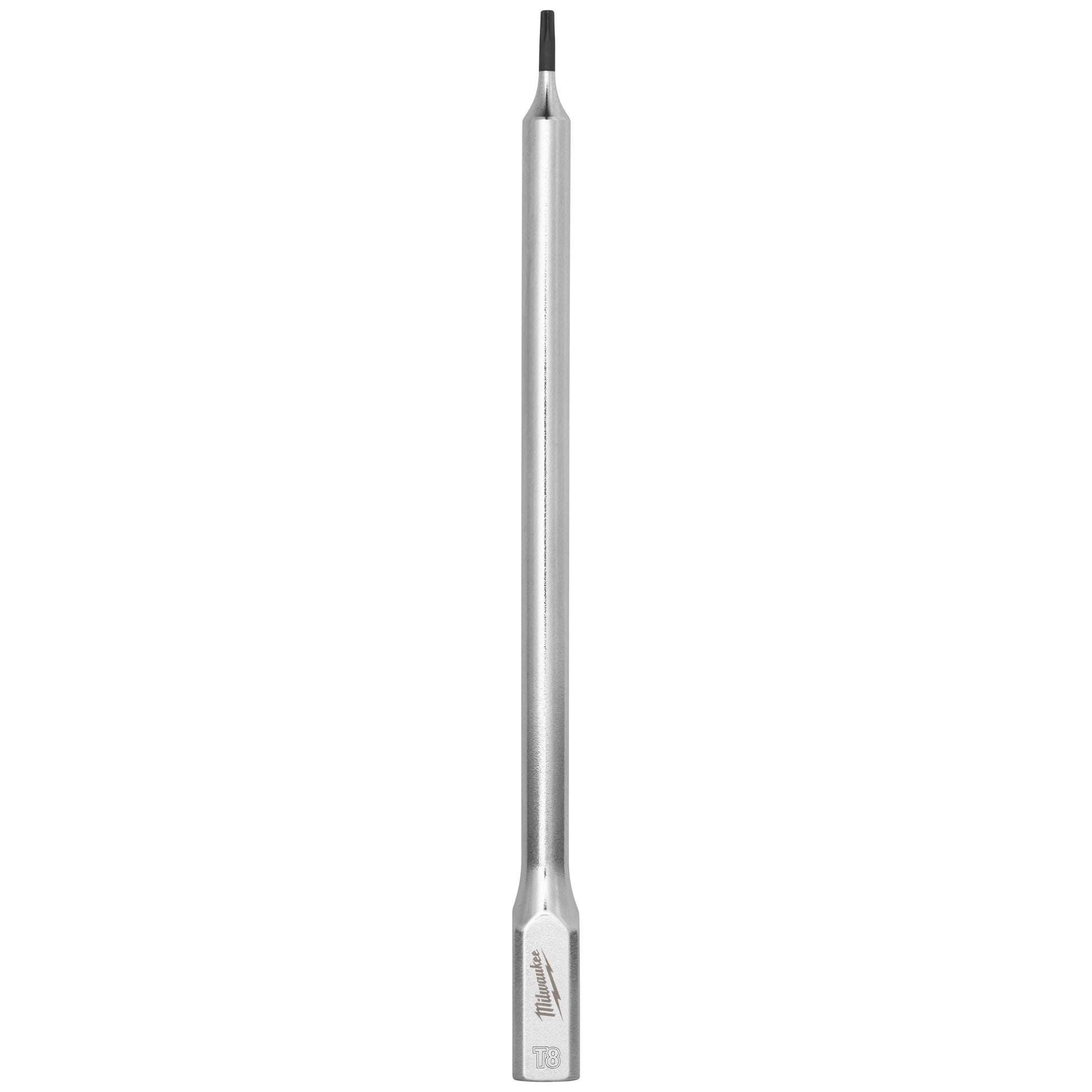 MILWAUKEE 45-34-1061 1/4" Drive T8 Long TORX Bit Socket showing 6 inch length