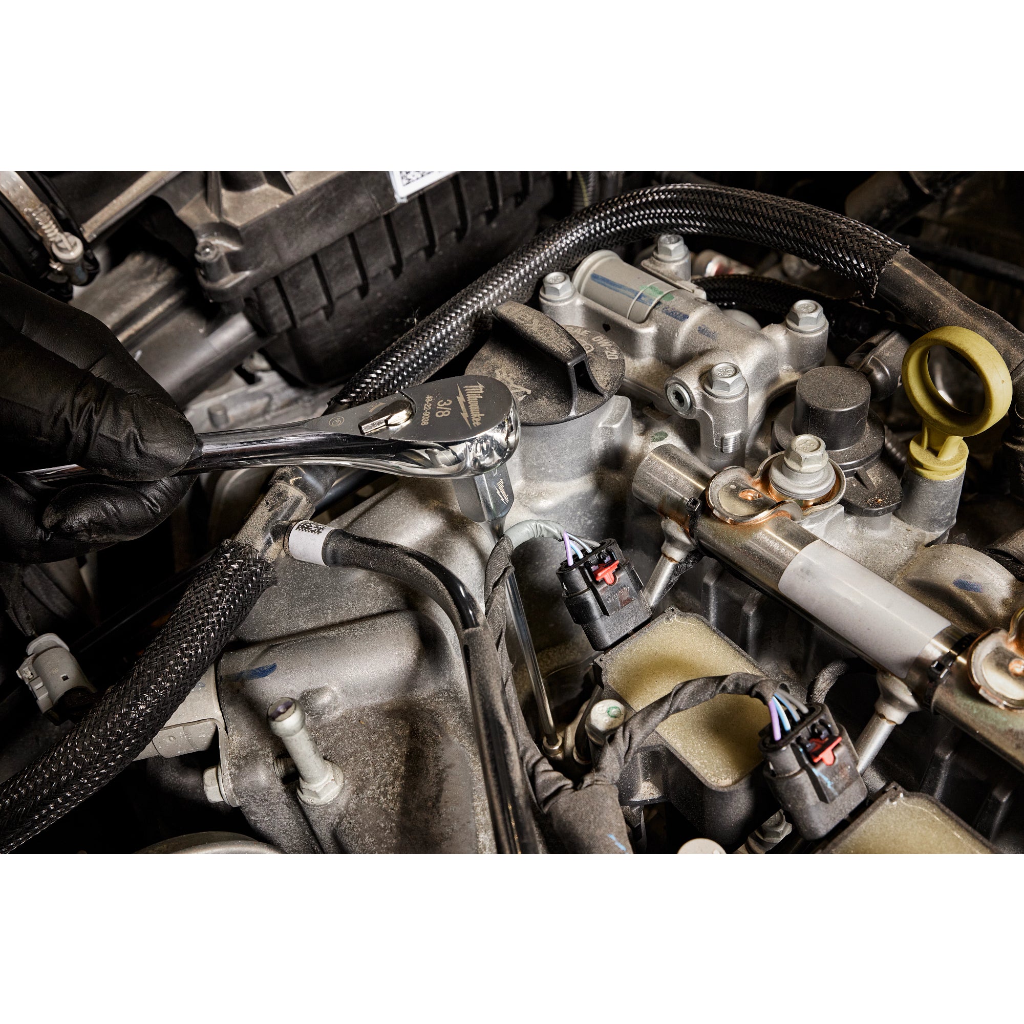 Milwaukee 45-34-1082 3/8" Drive 4mm Metric Long Hex Bit Socket - Detail View