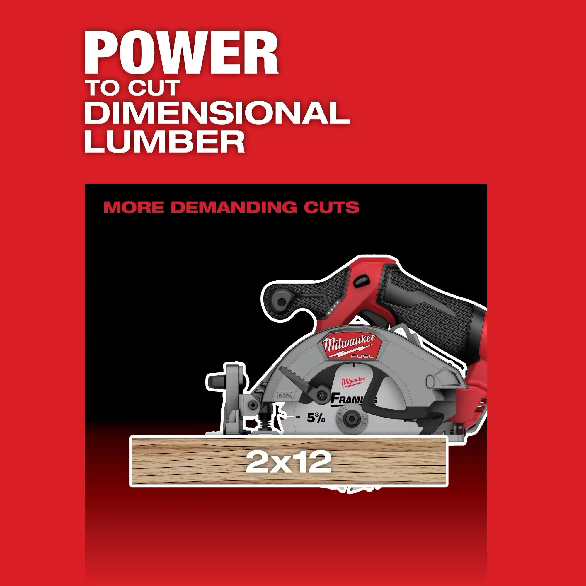 Milwaukee 2521-20 - M12 FUEL™ 5-3/8" Circular Saw