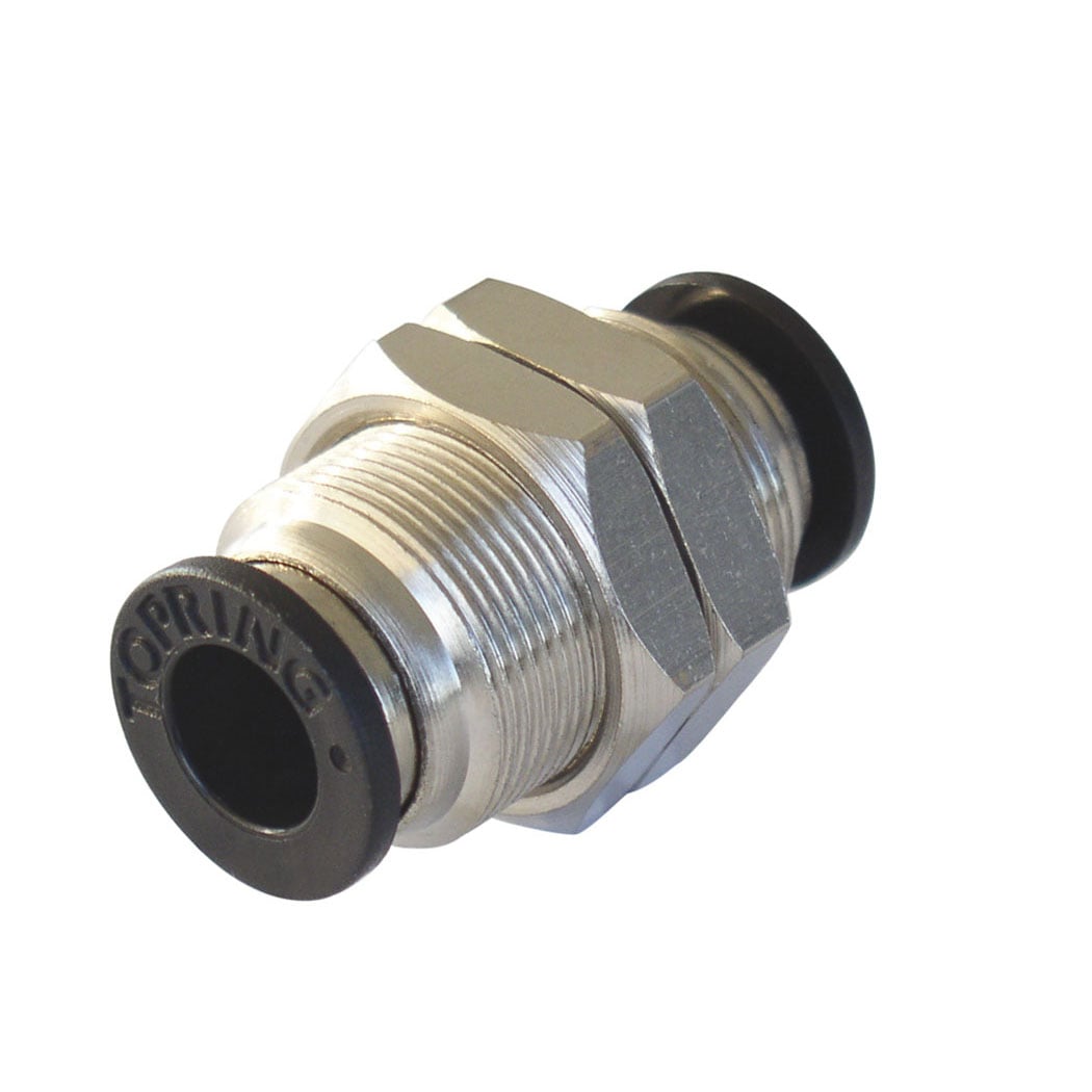 TOPRING 46.575 - 8 mm Push-to-Connect Bulkhead Union MAXFIT (Multiple of 10)