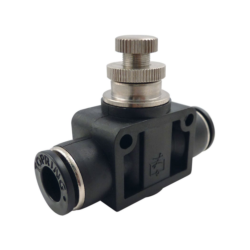 TOPRING 46.956 - 8 mm Push-to-Connect Flow Control Valve Union MAXFIT (Multiple of 2)