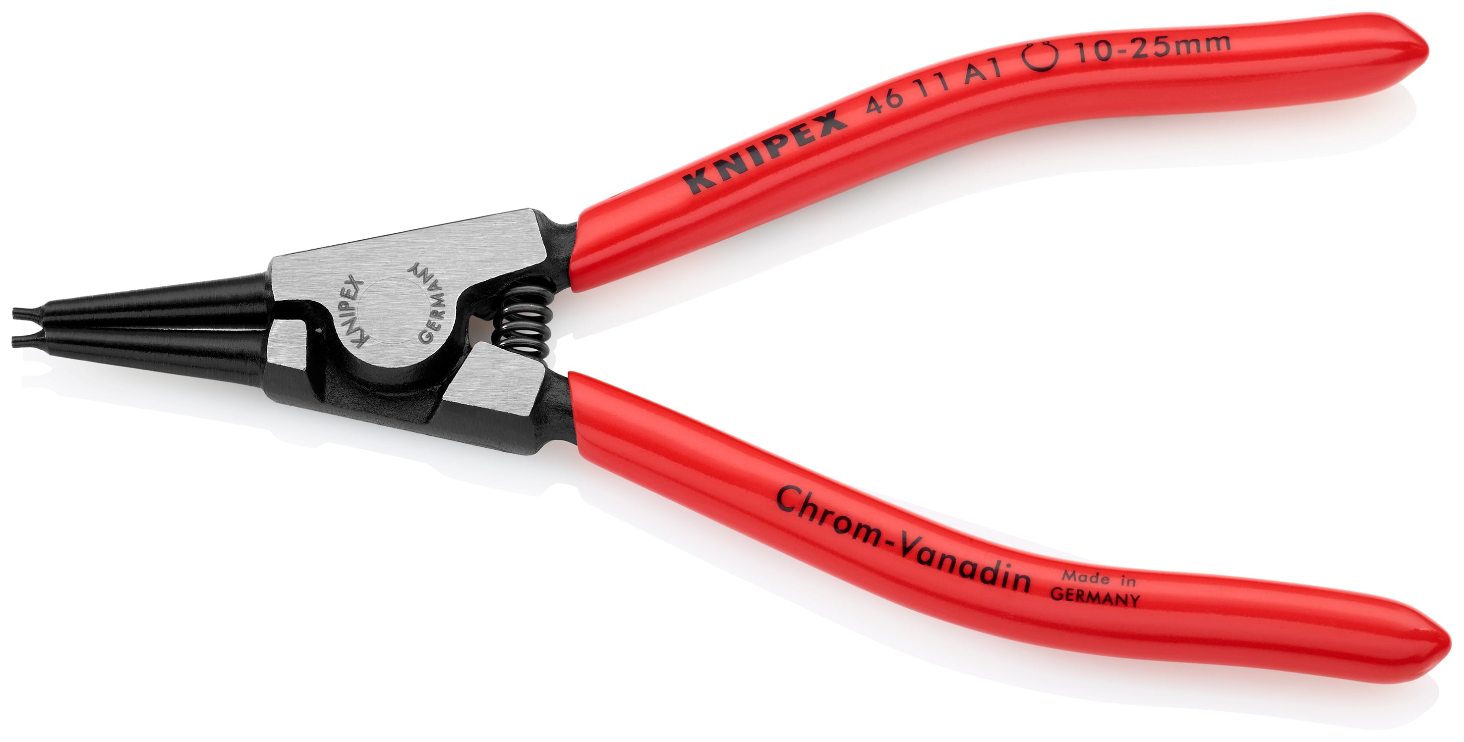 Knipex 4611A1 External Straight Retaining Ring Pliers 10--25mm