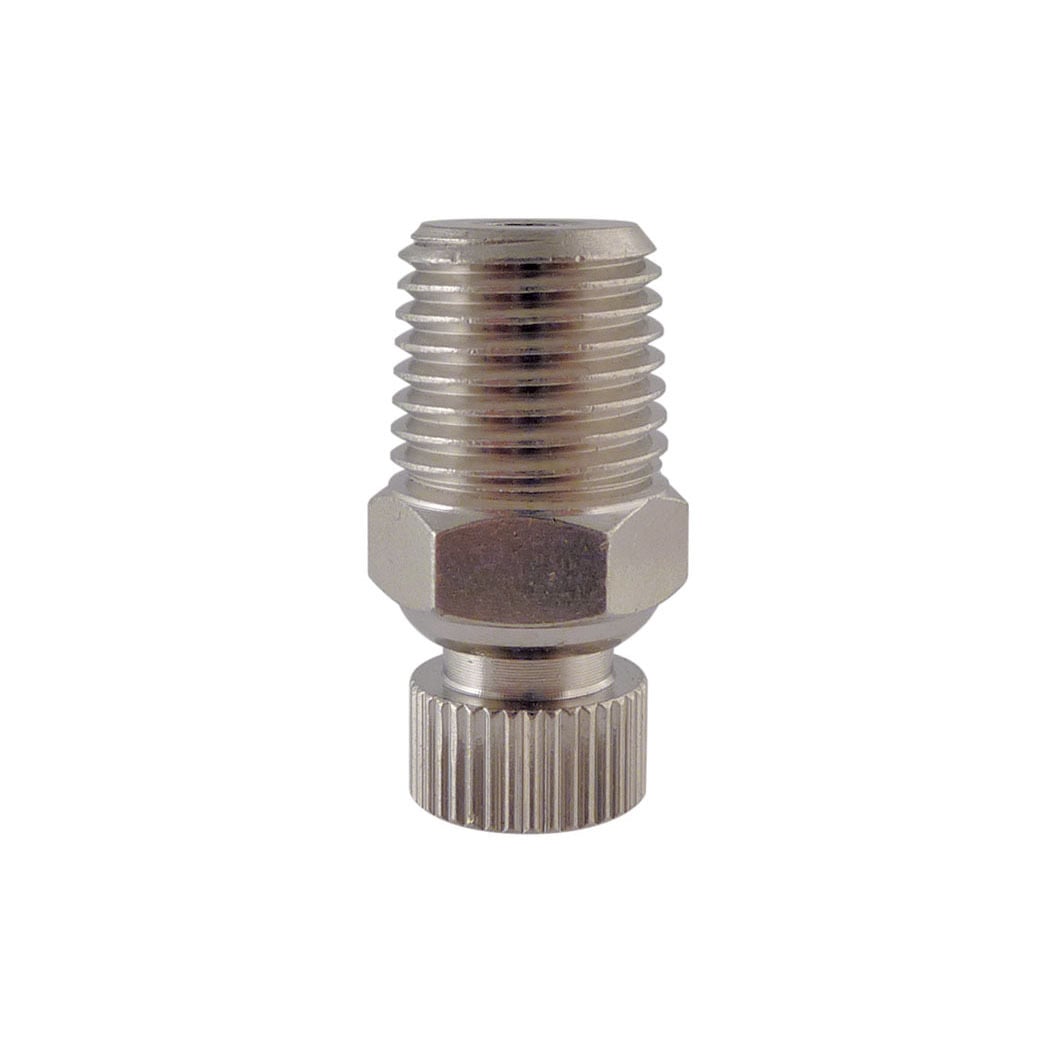 TOPRING 47.124 - Nickel Plated Brass Drain Cock 1/4 (M) NPT
