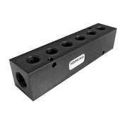 TOPRING 47.424 - 6 Port Aluminum Manifold 3/8 (F) NPT With 1/4 (F) NPT Outlet