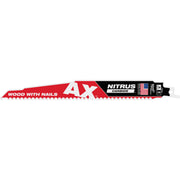 Milwaukee 48-00-7252 9 inch 5 TPI AX with NITRUS Carbide SAWZALL Blade