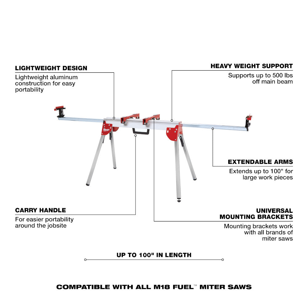 Milwaukee 48-08-0551 - Support pliable pour scie à onglet