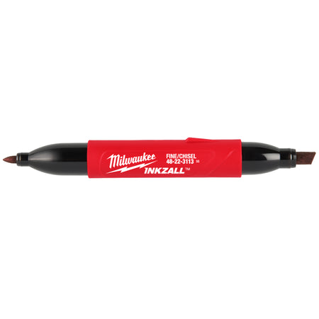 Milwaukee 48-22-3113 INKZALL Double Sided Jobsite Marker showing dual tips