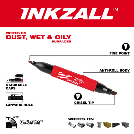 Milwaukee 48-22-3113 INKZALL Double Sided Marker Profile