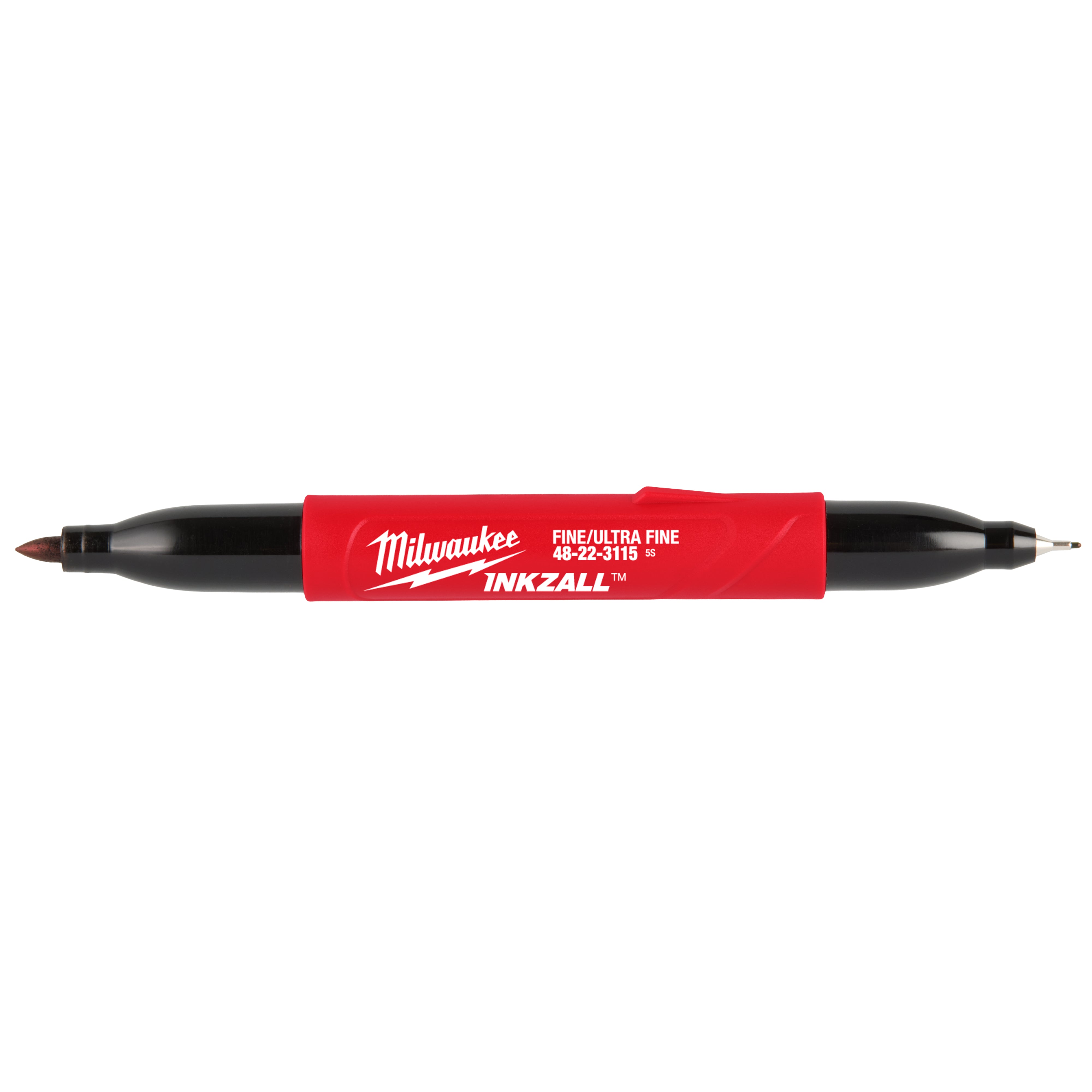 Milwaukee 48-22-3115 INKZALL Double Sided Black Jobsite Marker